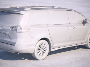Toyota Sienna 2018 3D Model