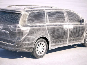 Toyota Sienna 2018 3D Model
