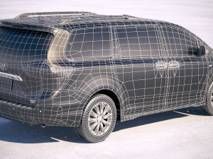 Toyota Sienna 2018 Modelo 3D