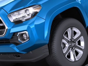 Tacoma Short Cab 2018 vray Modèle 3D
