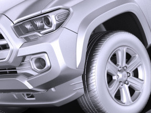 Tacoma Short Cab 2018 vray Modèle 3D