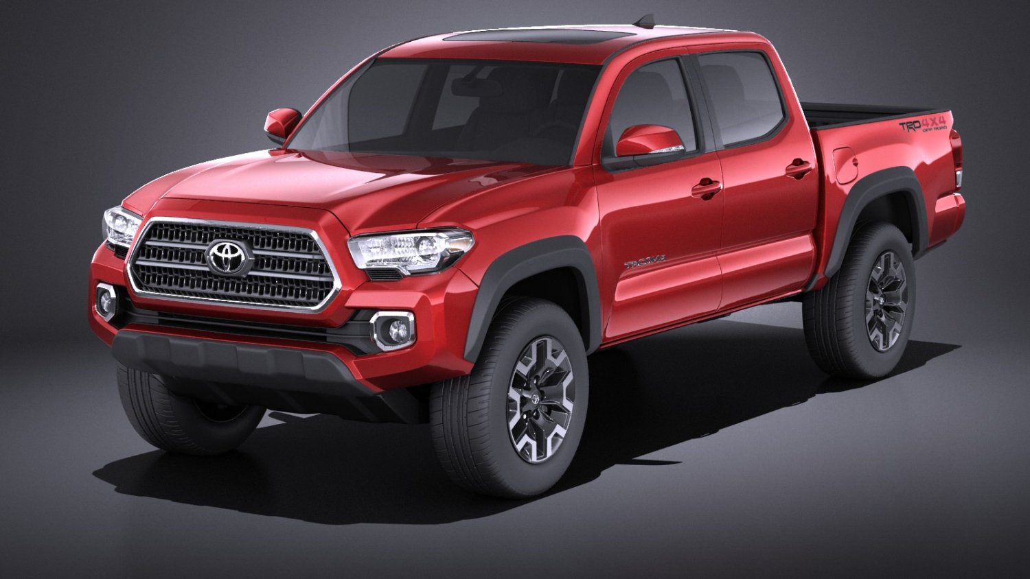 Toyota Tacoma TRD Double Cab 2018 3D Model in SUV 3DExport