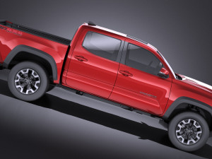 Toyota Tacoma TRD Double Cab 2018 3D Model