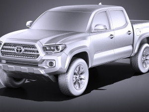 Toyota Tacoma TRD Double Cab 2018 3D Model