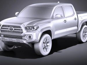 Toyota Tacoma TRD Double Cab 2018 3D Model
