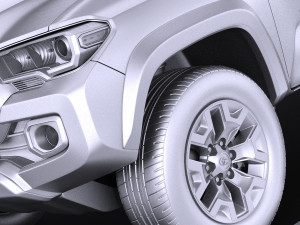 Toyota Tacoma TRD Double Cab 2018 3D Model