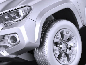 Toyota Tacoma TRD Double Cab 2018 3D Model