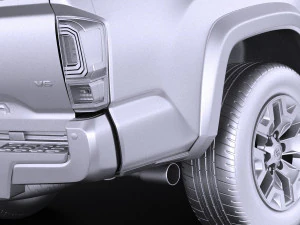 Toyota Tacoma TRD Double Cab 2018 3D Model