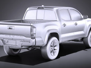Toyota Tacoma TRD Double Cab 2018 3D Model