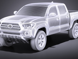 Toyota Tacoma TRD Double Cab 2018 3D Model