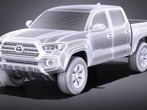 Toyota Tacoma TRD Double Cab 2018 3D Model
