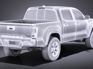 Toyota Tacoma TRD Double Cab 2018 3D Model