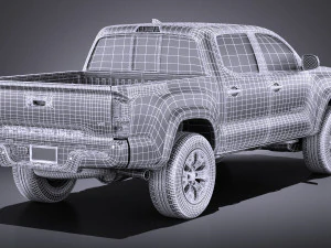 Toyota Tacoma TRD Double Cab 2018 3D Model