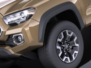 Toyota Tacoma TRD Offroad 2018 vray 3D Model