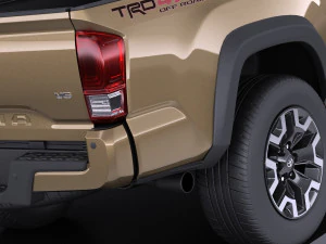 Toyota Tacoma TRD Offroad 2018 vray 3D Model