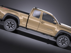 Toyota Tacoma TRD Offroad 2018 vray 3D-Modell