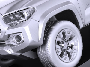 Toyota Tacoma TRD Offroad 2018 vray 3D-Modell