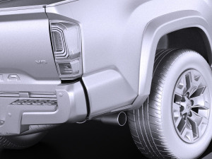 Toyota Tacoma TRD Offroad 2018 vray 3D-Modell