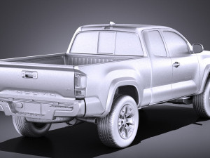 Toyota Tacoma TRD Offroad 2018 vray 3D-Modell