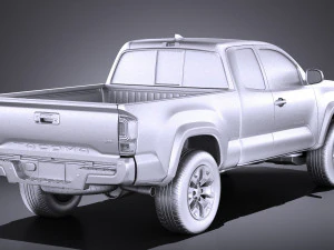 Toyota Tacoma TRD Offroad 2018 vray 3D Model