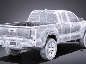 Toyota Tacoma TRD Offroad 2018 vray 3D-Modell