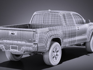 Toyota Tacoma TRD Offroad 2018 vray 3D-Modell
