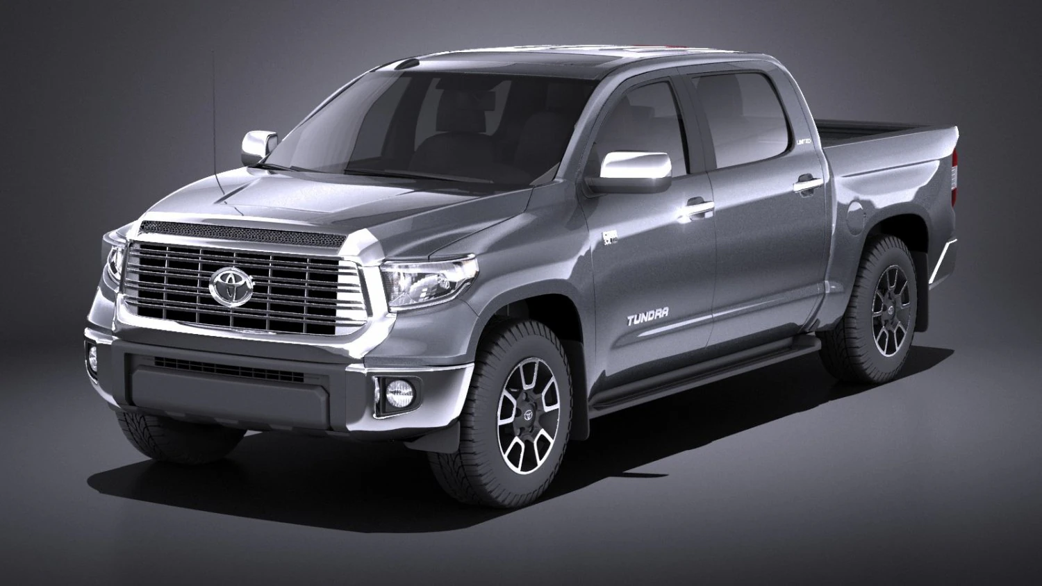 Toyota Tundra Limited 2016 VRAY 3D Model .c4d .max .obj .3ds .fbx .stl .blend 