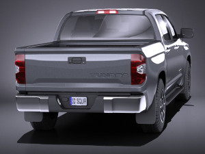 Toyota Tundra Limited 2016 VRAY 3D 模型