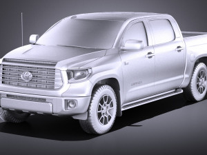 Toyota Tundra Limited 2016 VRAY 3D 模型