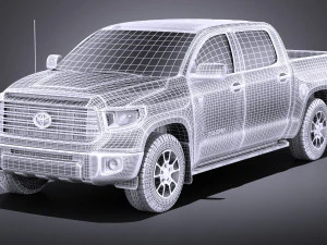 Toyota Tundra Limited 2016 VRAY 3D Model