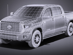 Toyota Tundra Limited 2016 VRAY 3D 模型