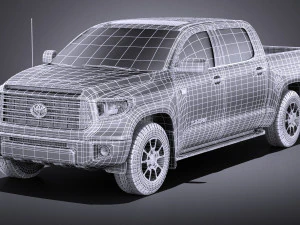 Toyota Tundra Limited 2016 VRAY 3D Model