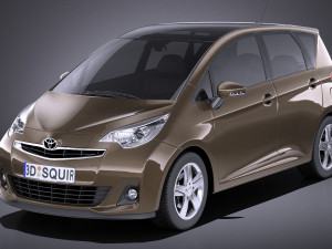 Toyota Verso S 2016 vray 3D Модель