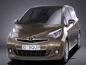 Toyota Verso S 2016 vray 3D मॉडल