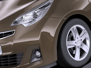 Toyota Verso S 2016 vray 3D मॉडल