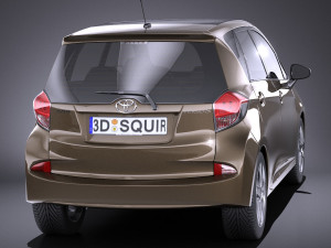 Toyota Verso S 2016 vray 3D मॉडल