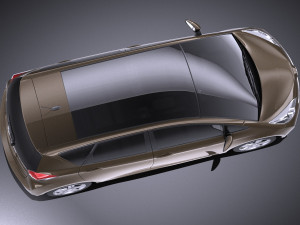Toyota Verso S 2016 vray 3D मॉडल