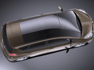 Toyota Verso S 2016 vray 3D Model