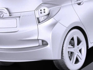Toyota Verso S 2016 vray 3D Model