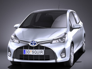 Toyota Yaris 2016 vray 3D Модель