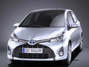 Toyota Yaris 2016 vray 3D Model