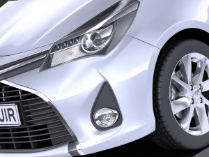 Toyota Yaris 2016 vray 3D Модель