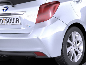 Toyota Yaris 2016 vray 3D Модель