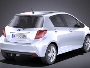 Toyota Yaris 2016 vray 3D Model