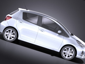 Toyota Yaris 2016 vray 3D Модель