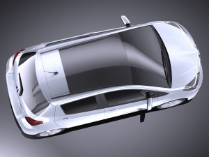 Toyota Yaris 2016 vray 3D Модель