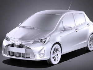Toyota Yaris 2016 vray 3D Model