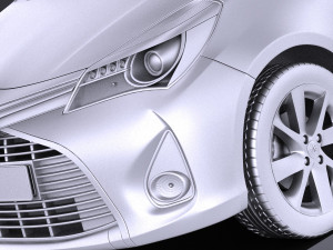 Toyota Yaris 2016 vray 3D Модель