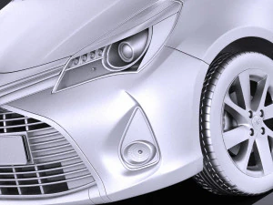 Toyota Yaris 2016 vray 3D Model