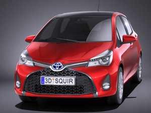 Toyota Yaris SE Hatchback 5-door 2016 vray Model 3D